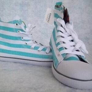 Aeropostale Striped Sneakers Shoes Sz 6